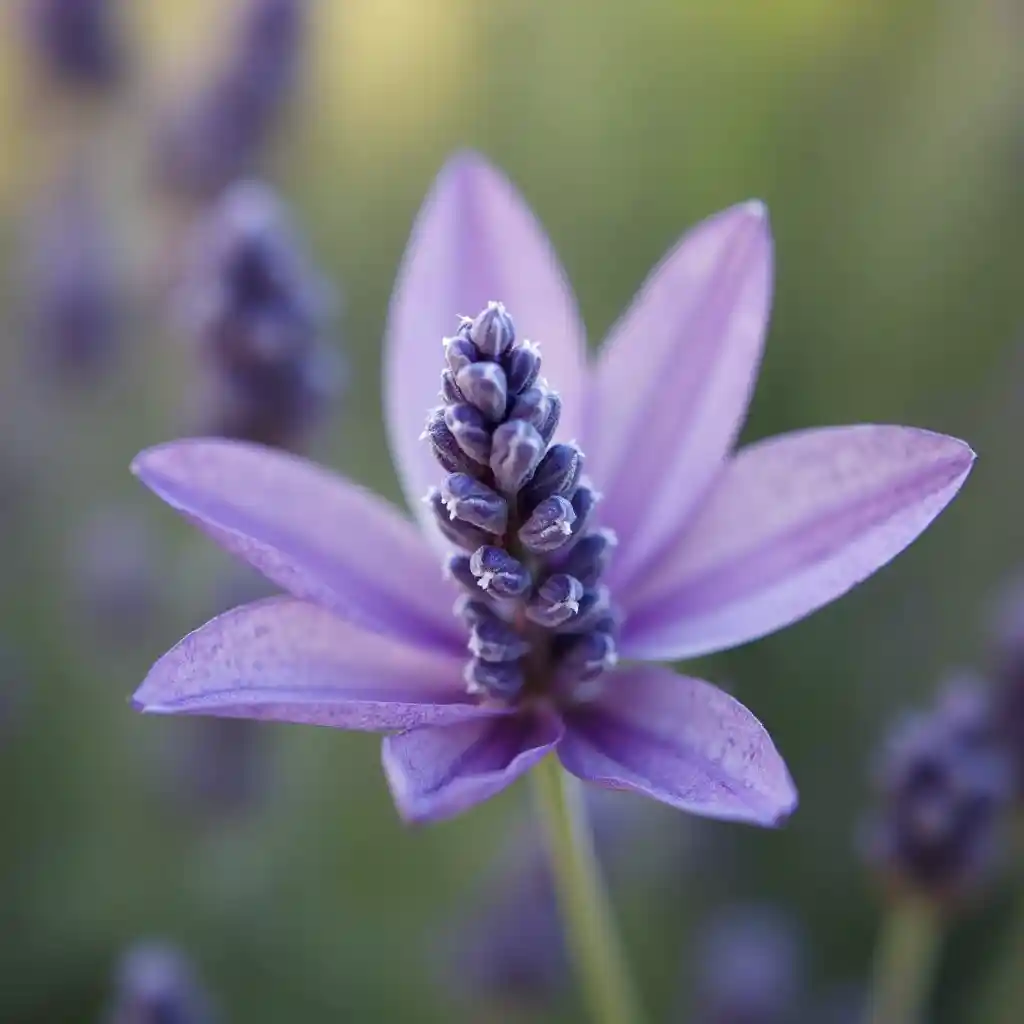 Lavender Macro Picha Sanaa