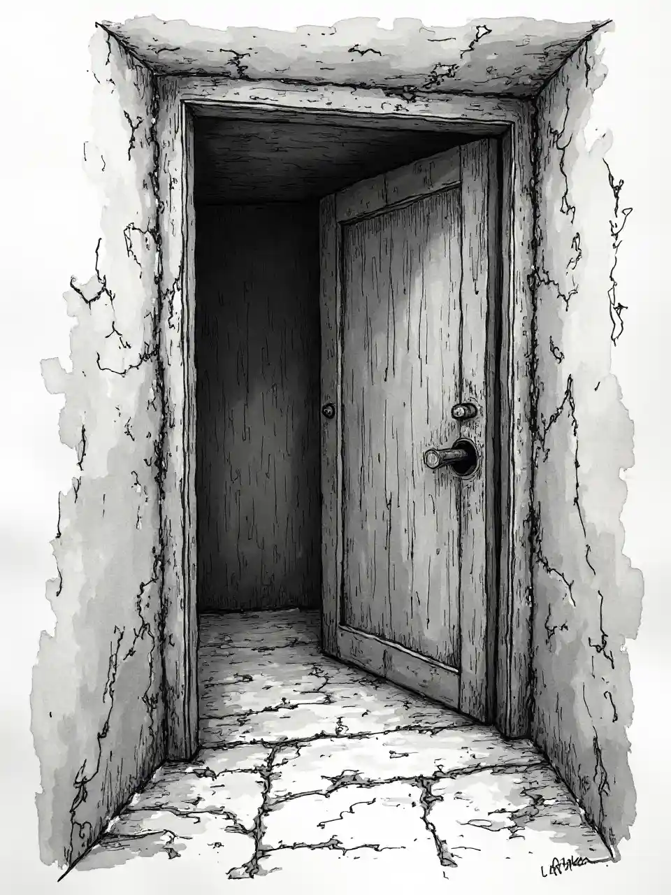 Picha ya Mlango wa Chini ya Chumba