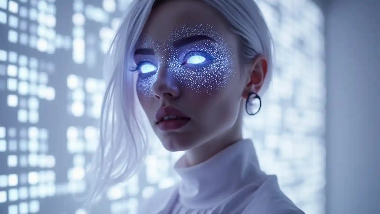 サイバーパンクファッション写真ミニマリスト