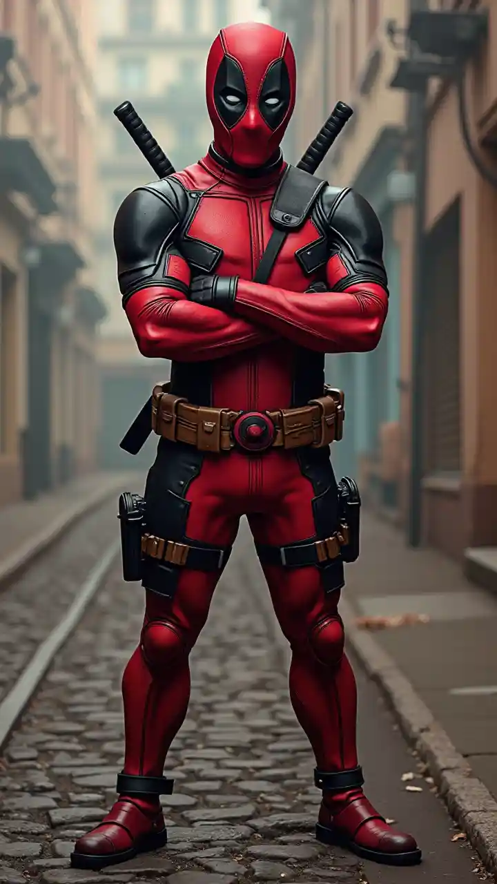 Deadpool Folded Arms Pose
