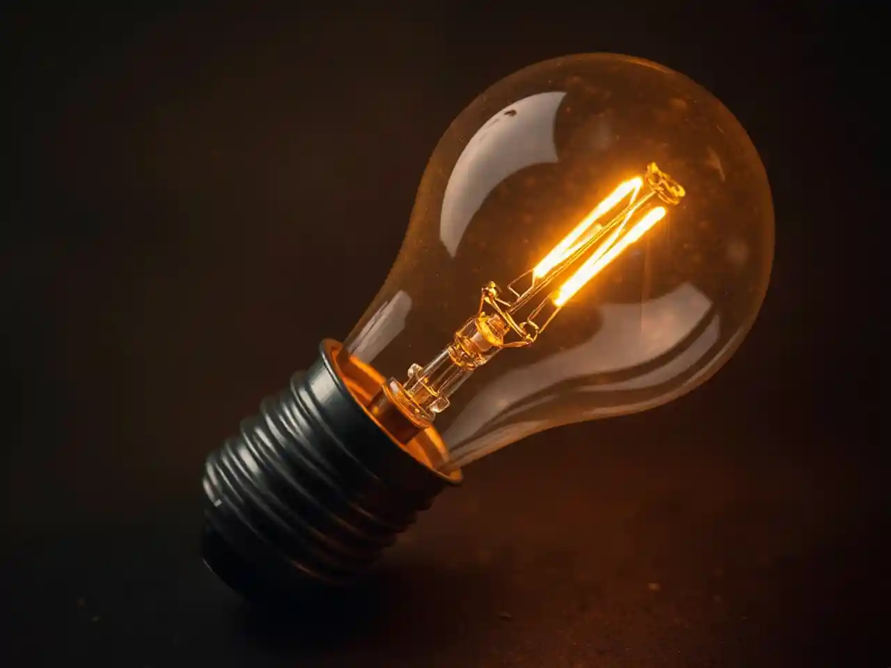 Macro de lámpara Edison