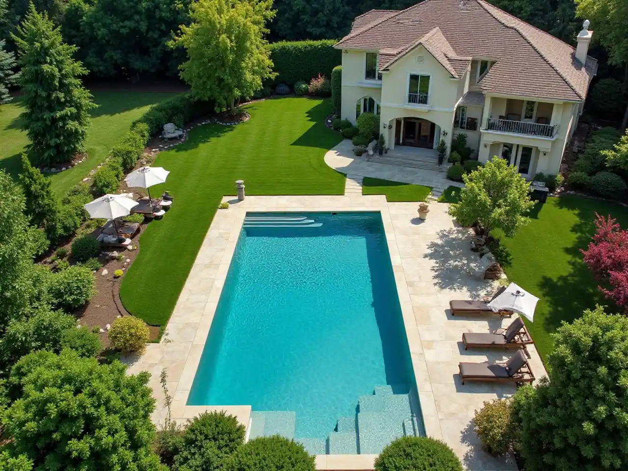 موسم گرما میں گھاس کا میدان