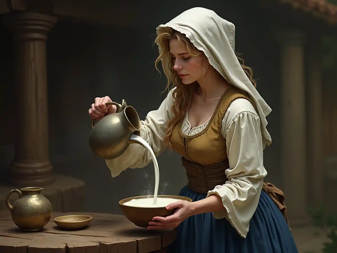 Mandhari ya Kijiji cha Enzi za Kati