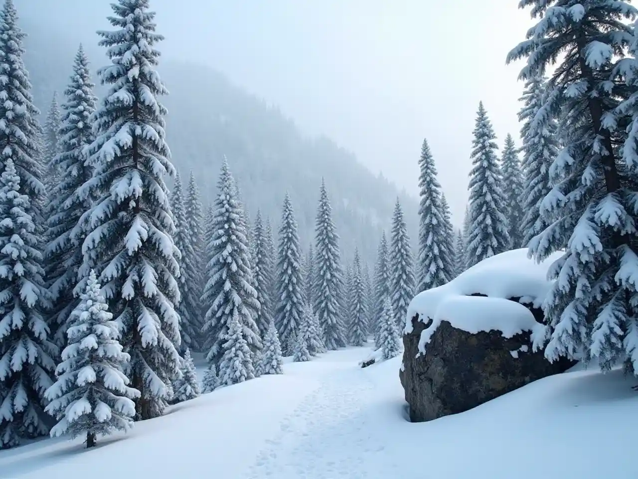 Mahali pa Milima Yenye Theluji