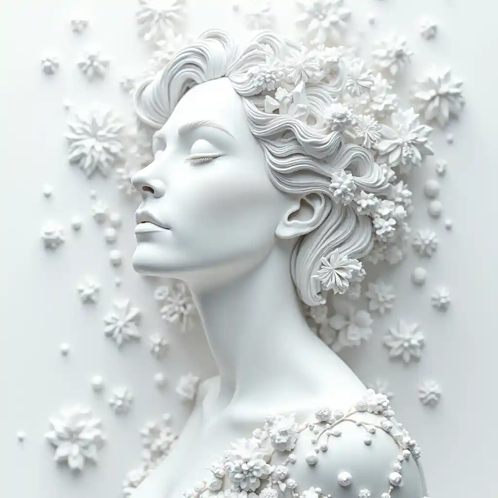 Sanamu ya Theluji ya 3D