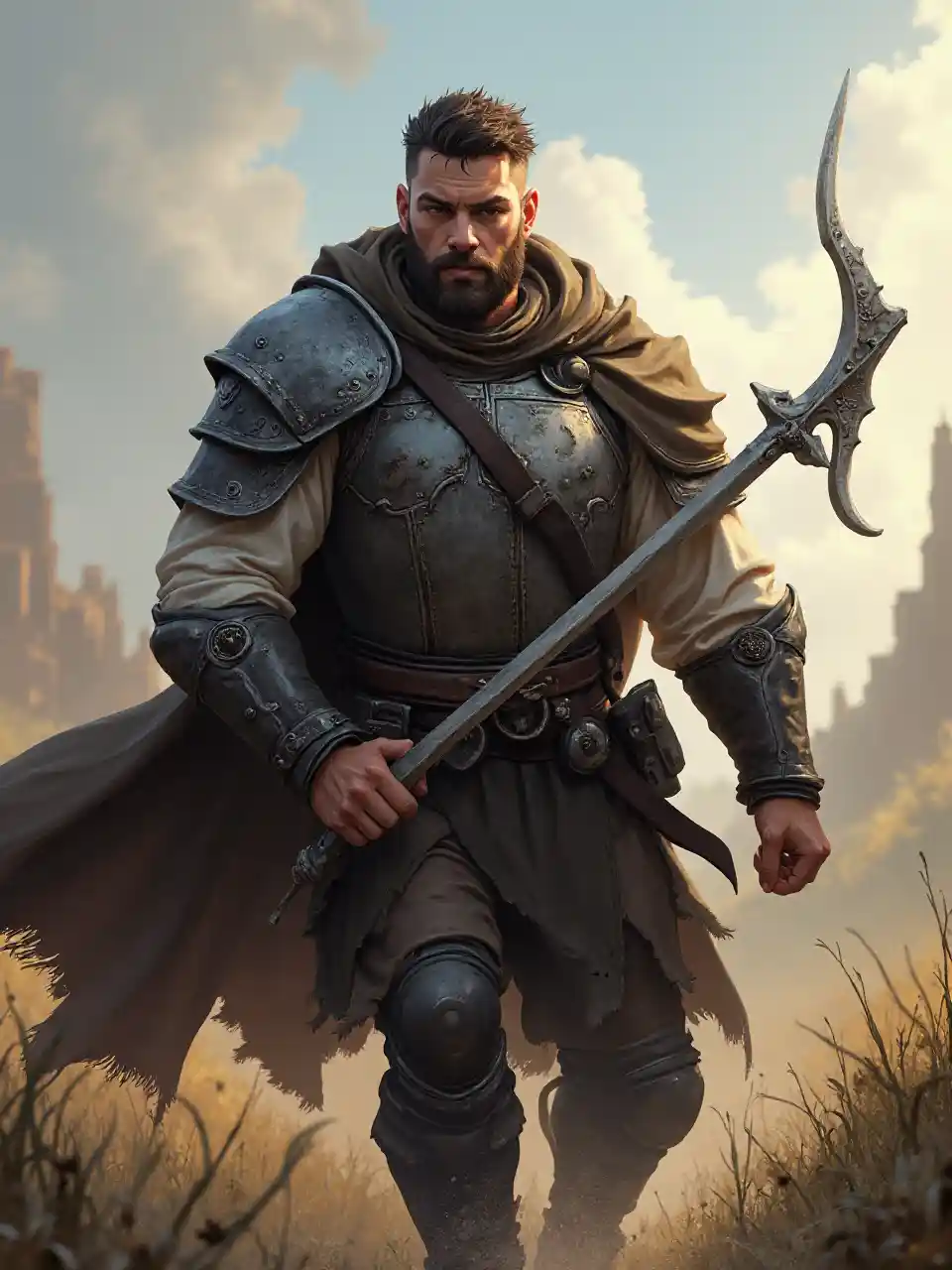 Magisk mannlig fighter