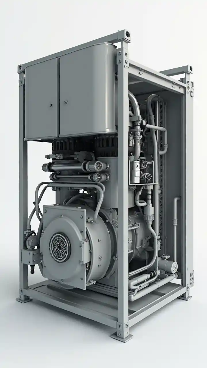 Modèle de radiateur de conteneur