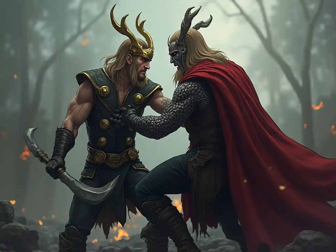 Loki dhidi ya Thor