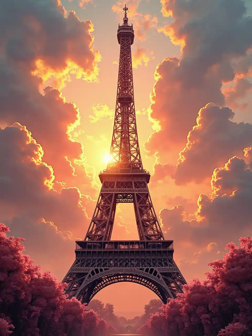 Фрактальное искусство Эйфеля
