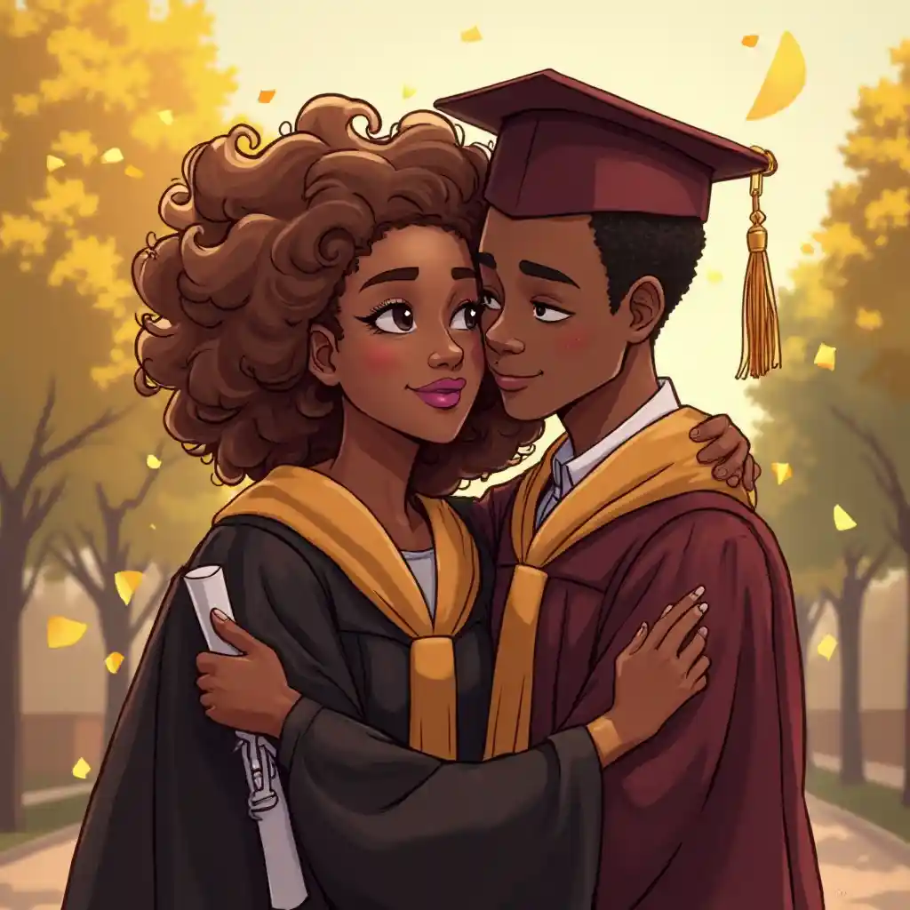 Wahitimu Wakiwa na Shangwe