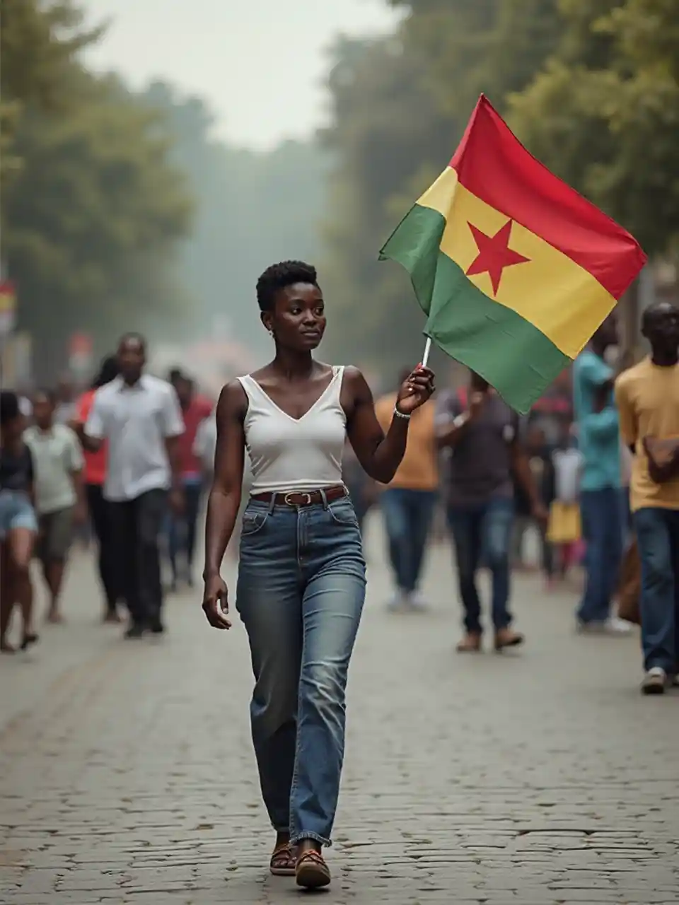 Ο σημαιοφόρος της Γκάνας