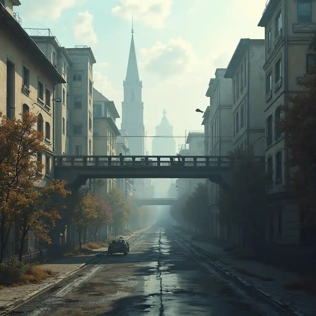 Diseño de paisaje urbano rumano