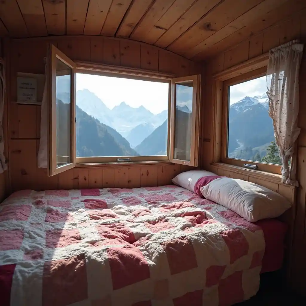 鄉村旅行車場景