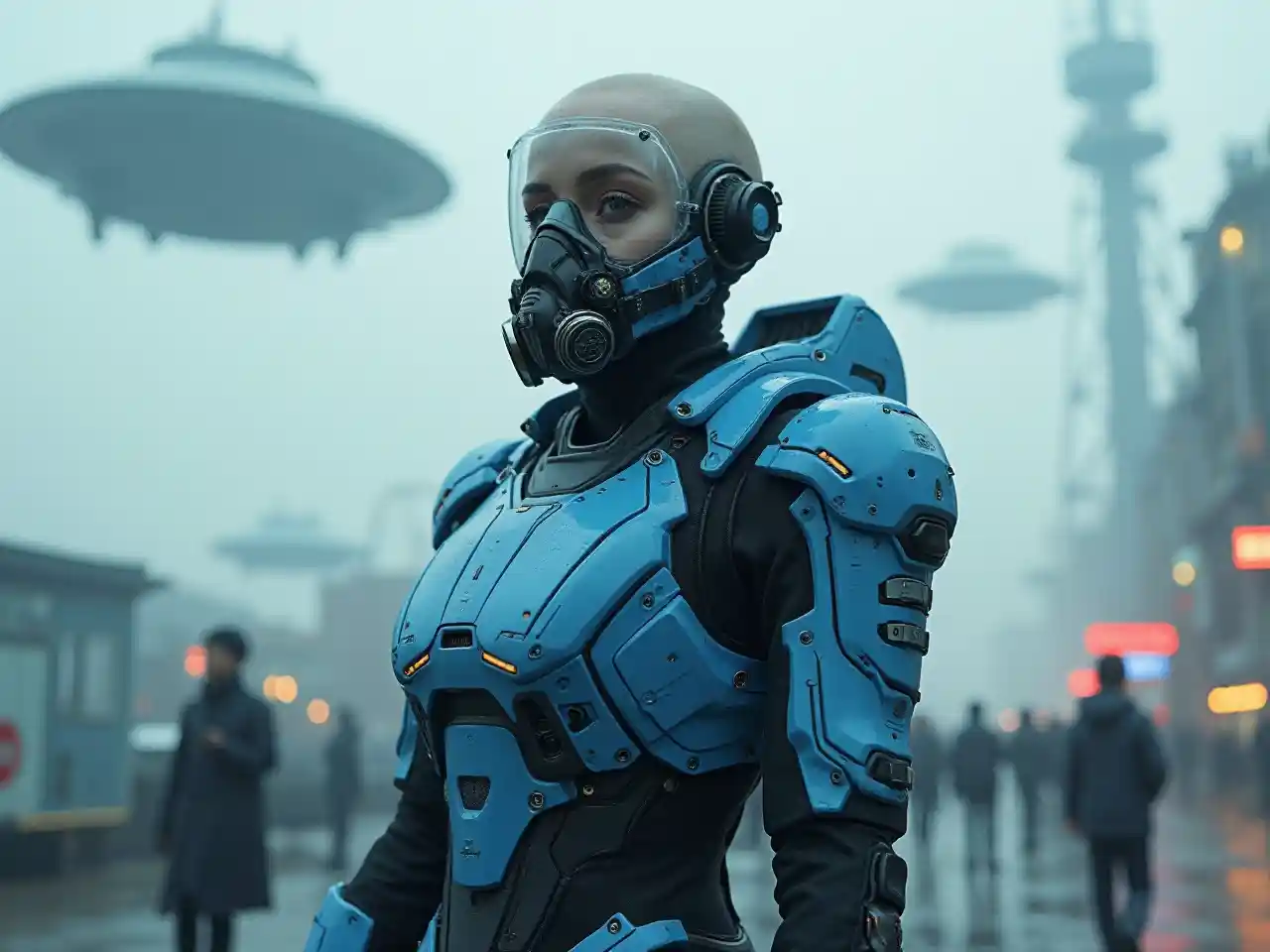 Personaggio di Sci-Fi Exosuit