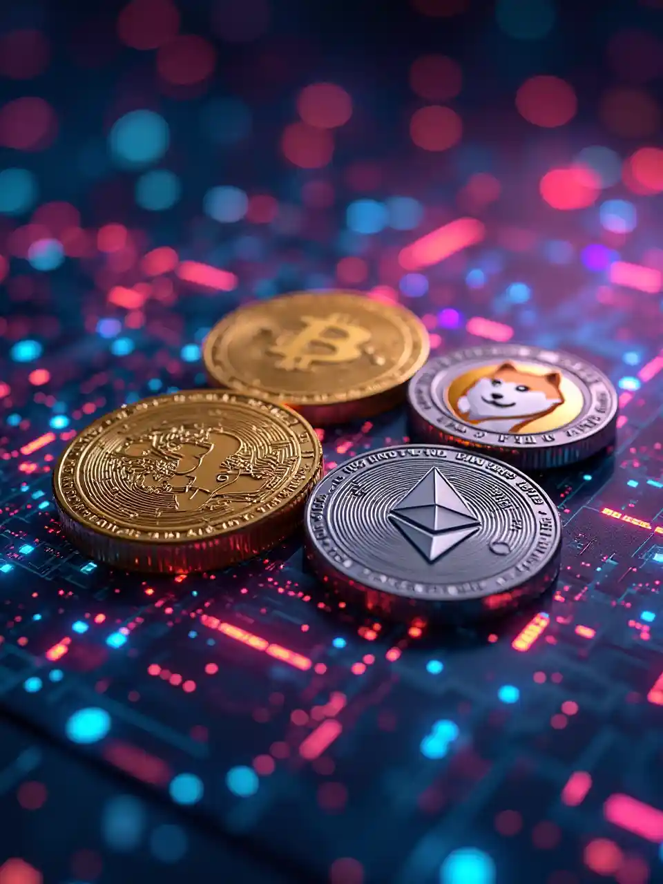 Crypto showcase display