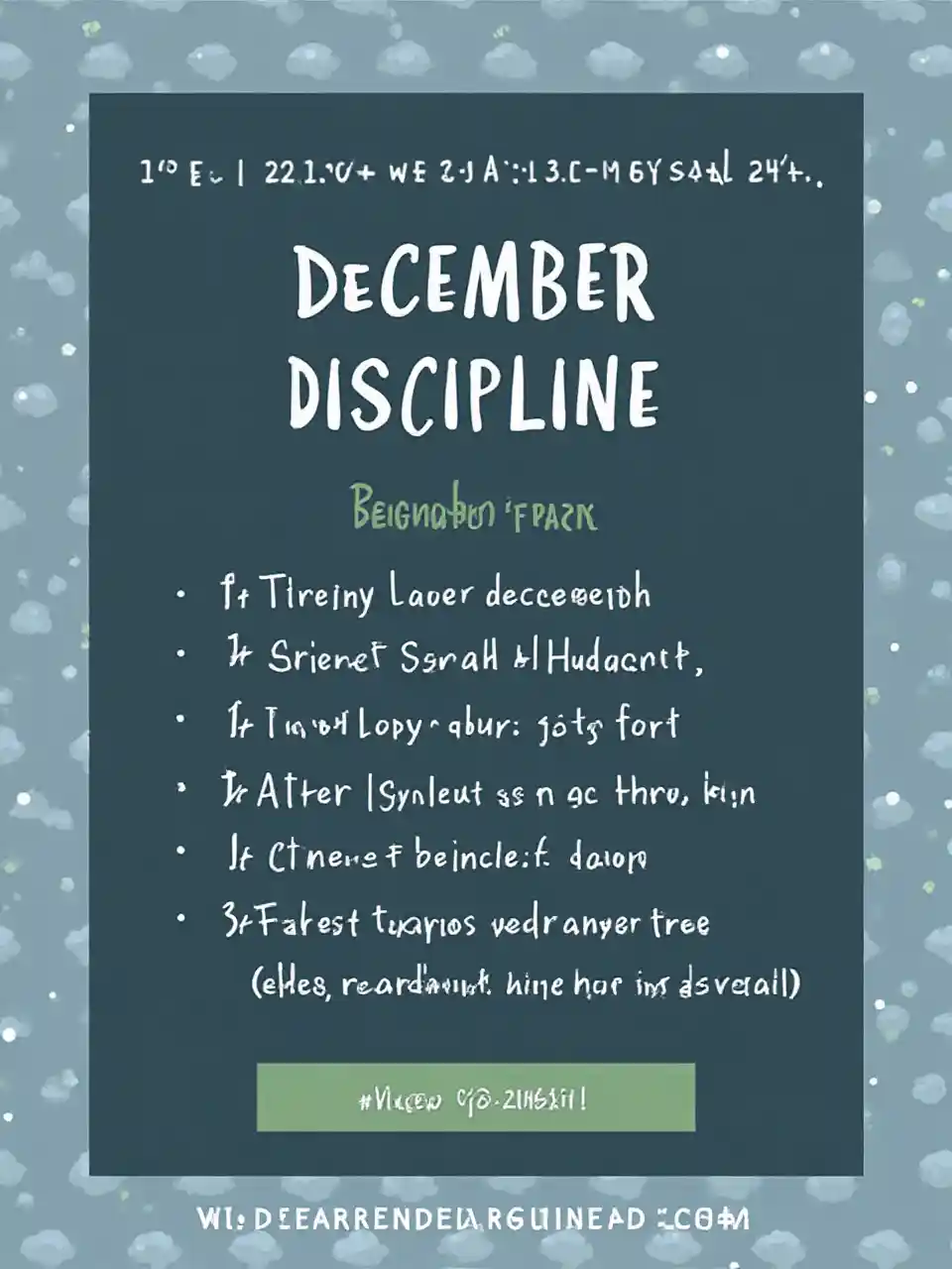 La disciplina è una sfida