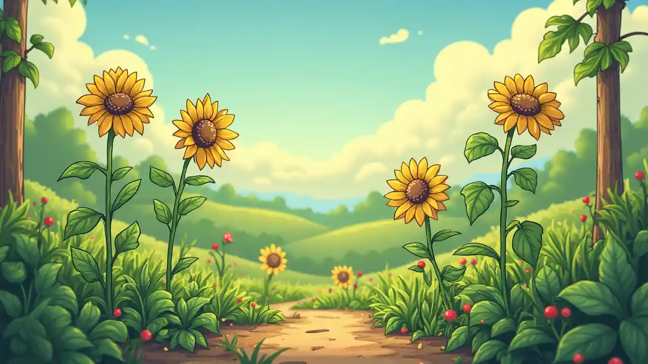 Visualisatie van de status van de plant