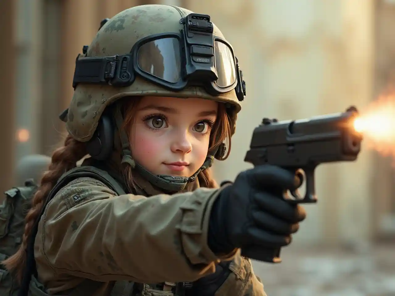 Sura ya kupigana msichana