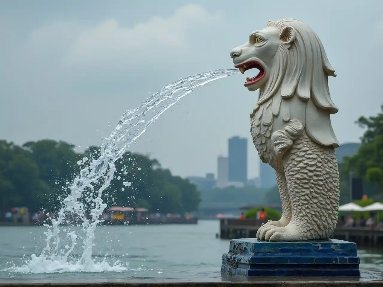 Tác phẩm điêu khắc Merlion