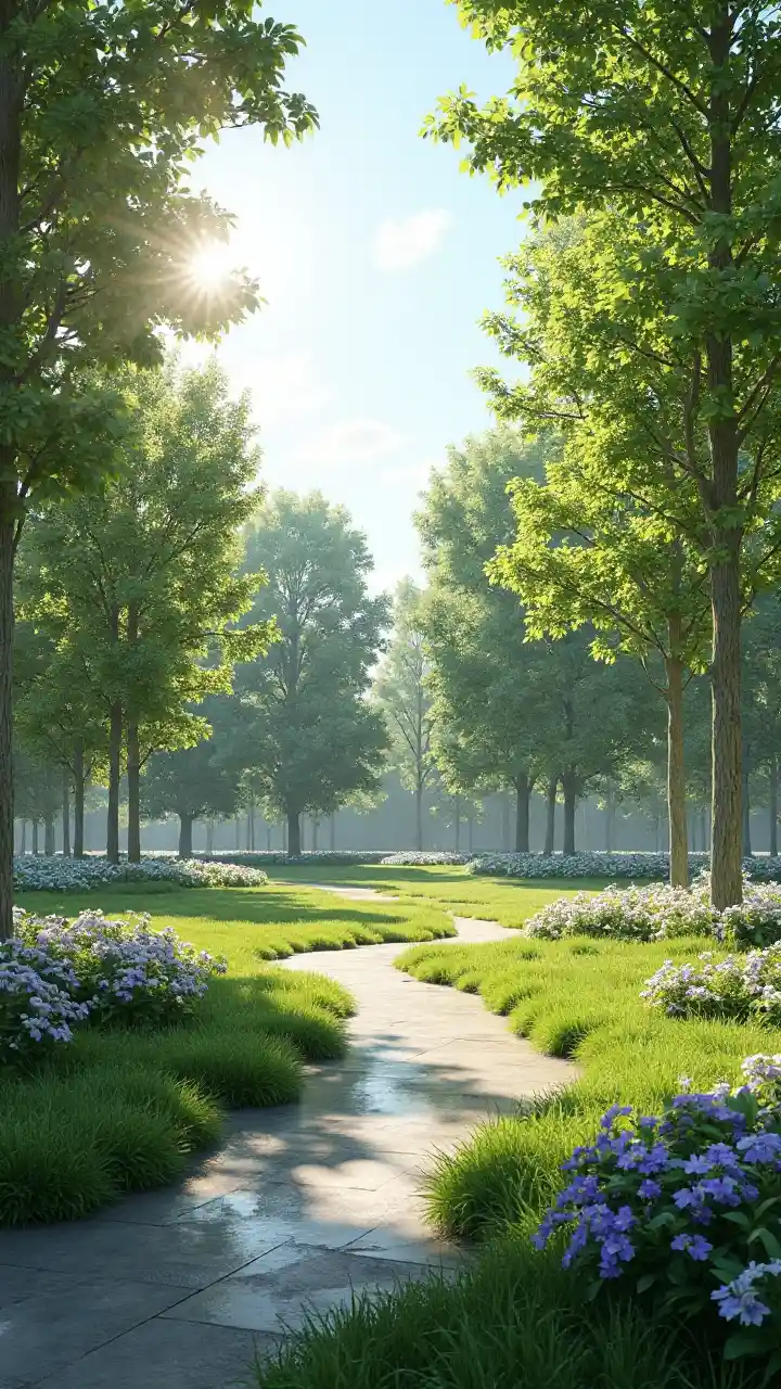 Wizualizacja parku w Helsinkach