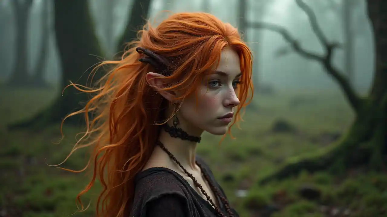 Druide rouge éthéré