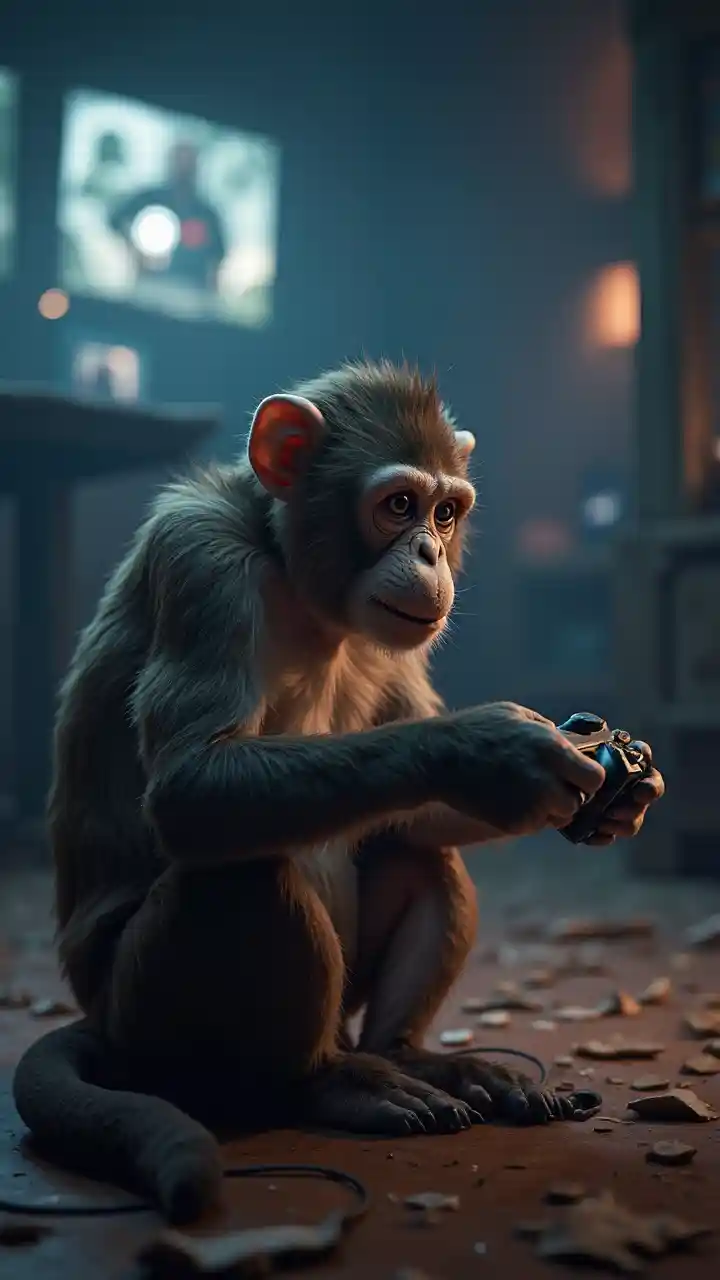 Nyani wa Kucheza Michezo