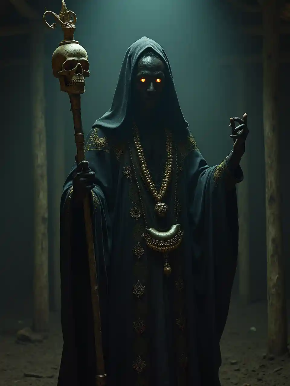 Voodoo Rahibi Sahnesi