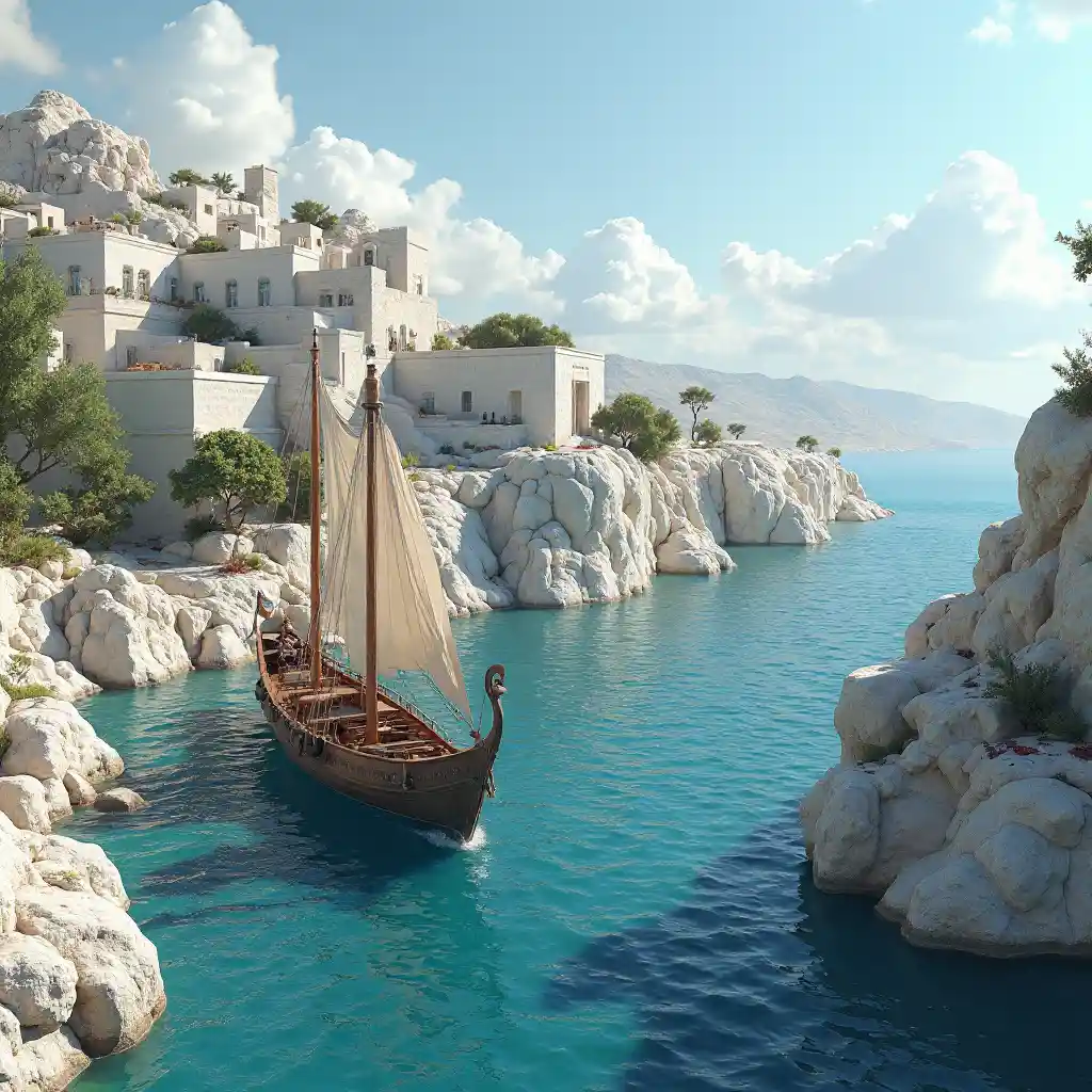 Kujenga Mandhari ya Santorini