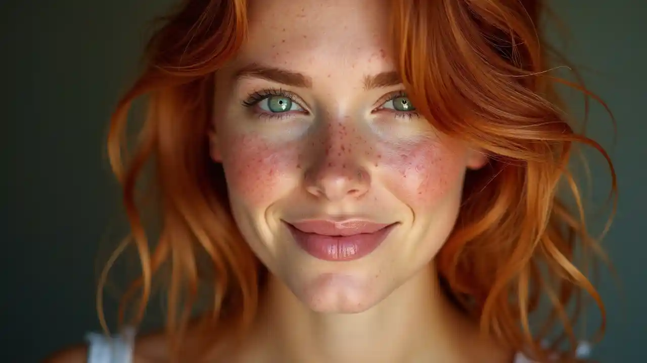 Nywele Nyekundu Zenye Makovu