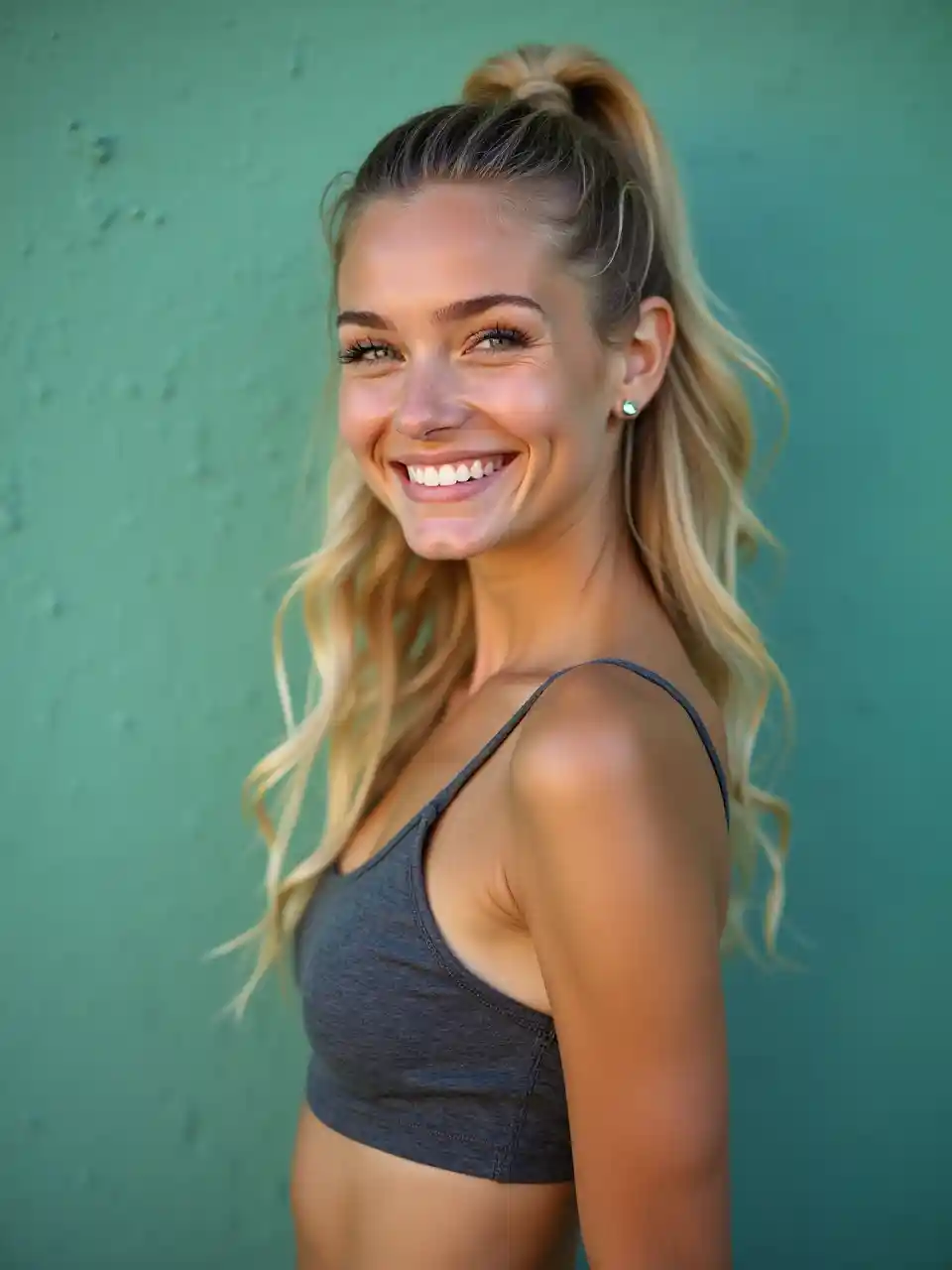 Modela z złotym włosem