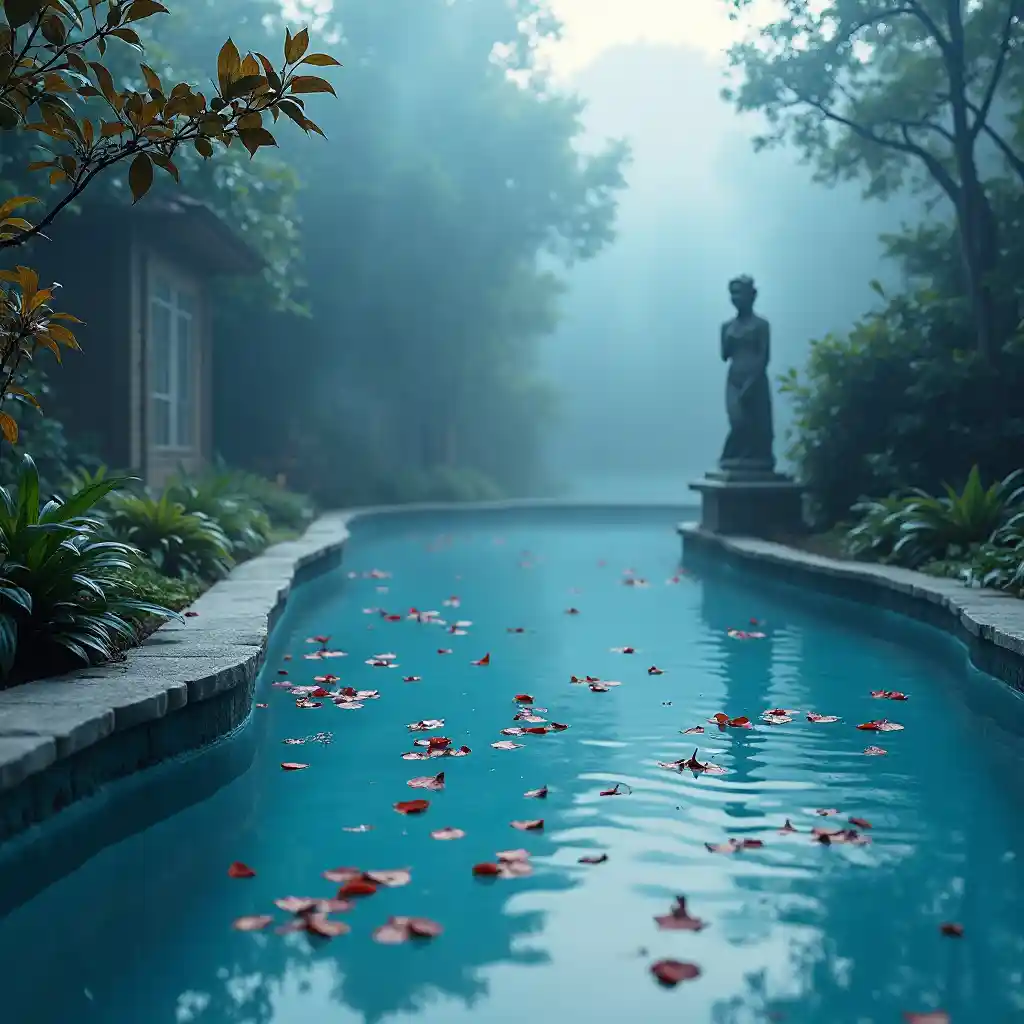 Eine beschauliche Poolszene