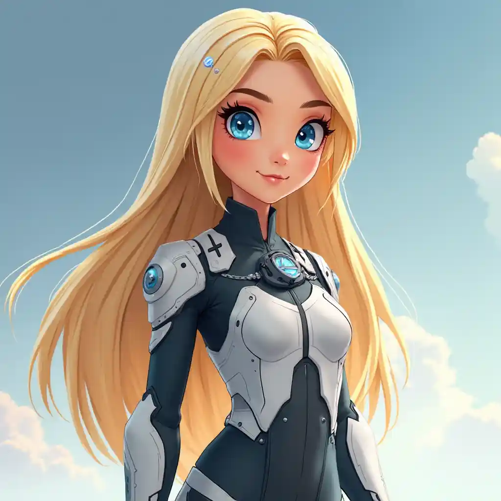 Desain Karakter Futuristik