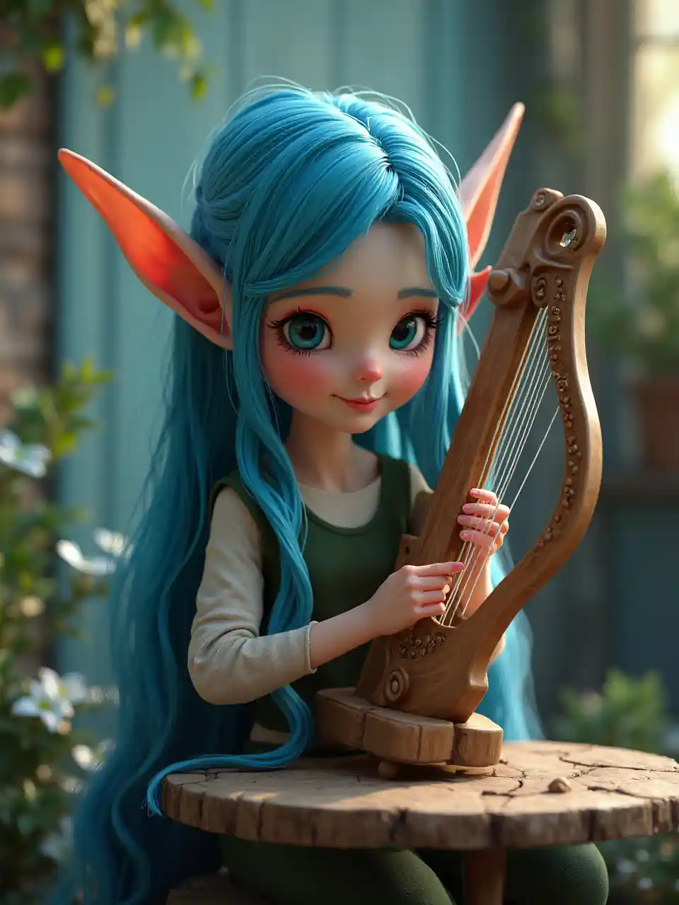 Elf kwenye Chakula cha Mchana