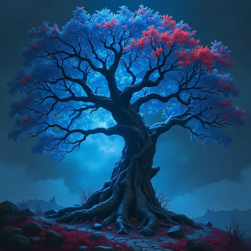 Michoro ya Miti Inayong'aa