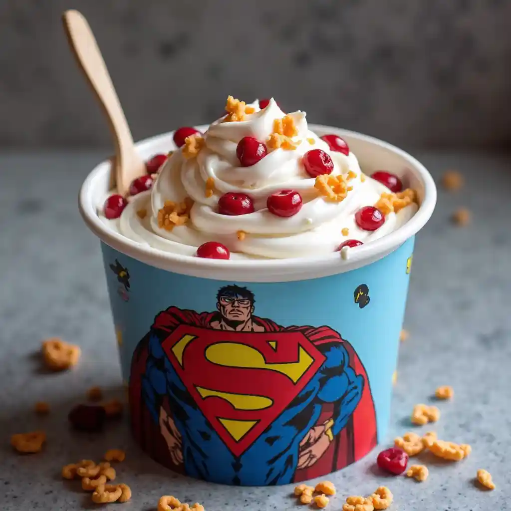 Yogurt de superhéroes