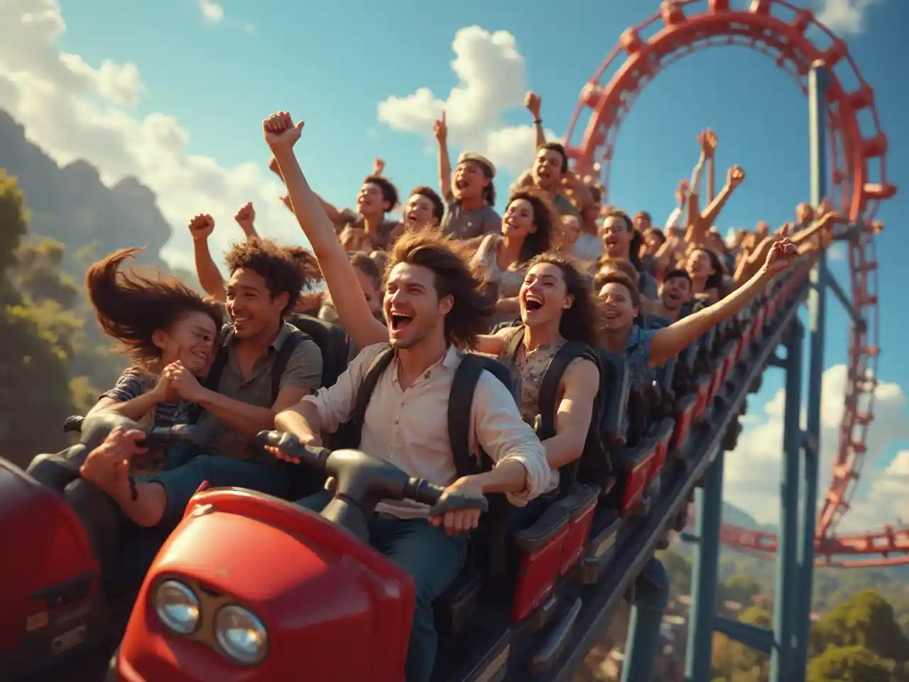 Achterbahn-Abenteuer