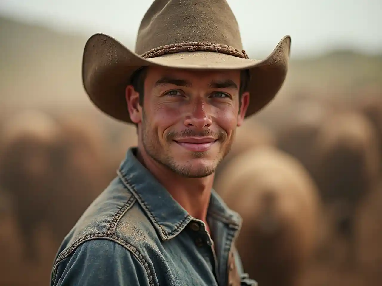 Un cow-boy poussiéreux