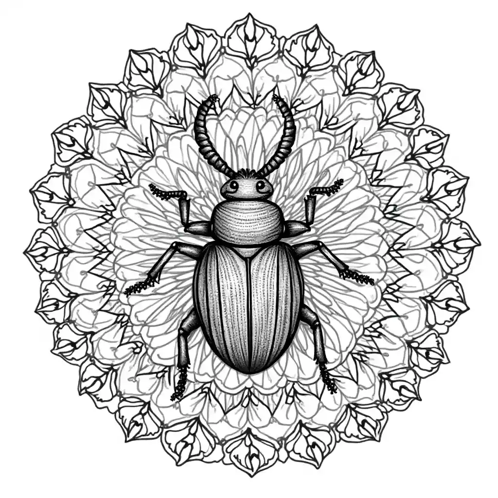 Patrones de escarabajos de fantasía