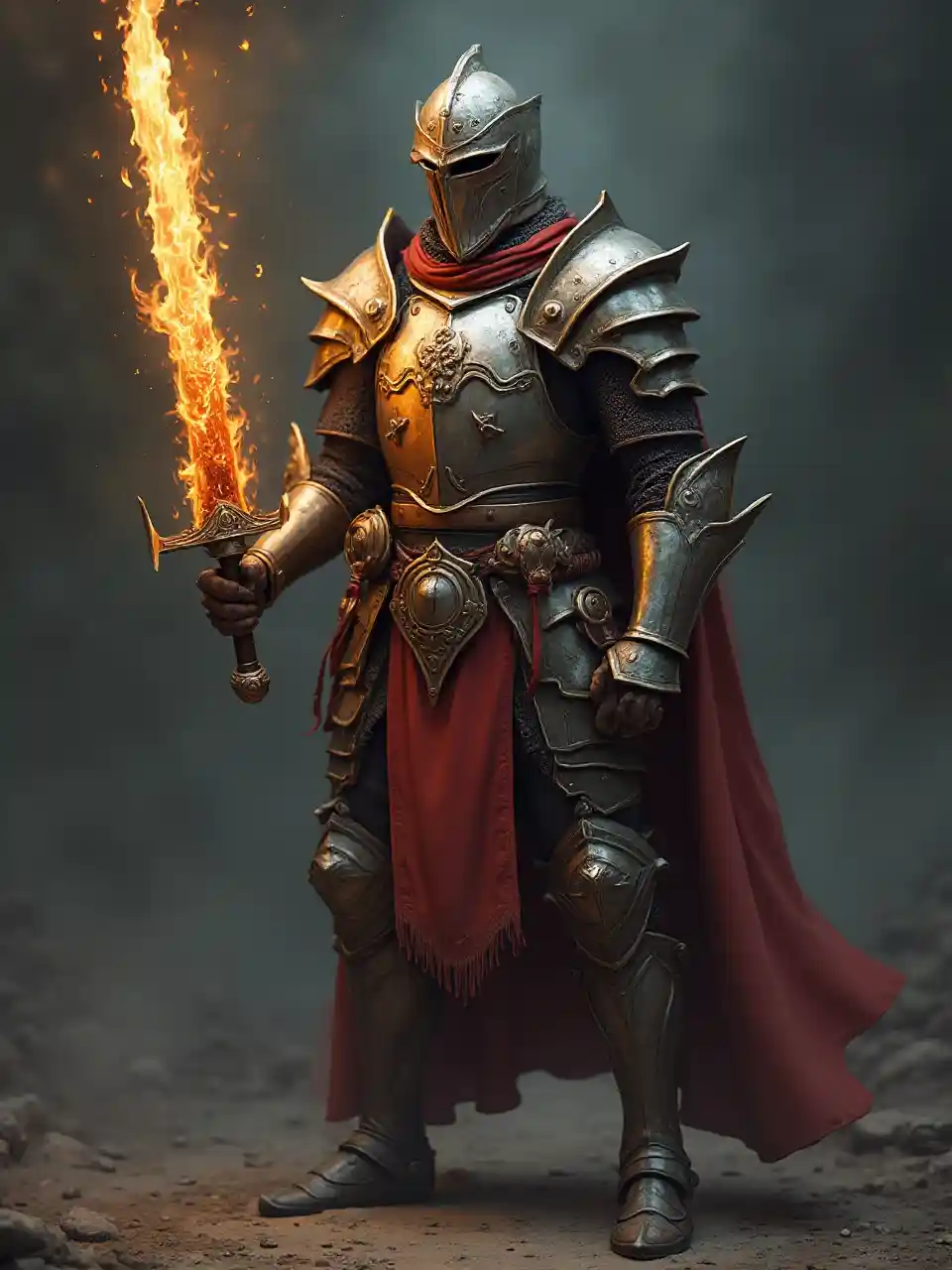 Flaming Blade Paladin