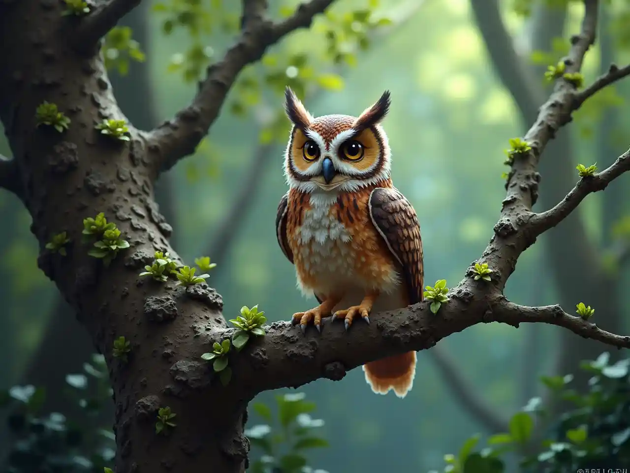 Mandhari Ndogo ya Bundi