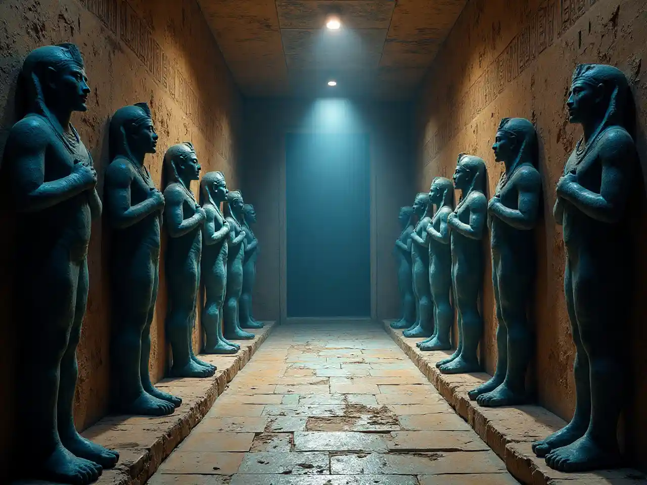 Divine Hallway Figures