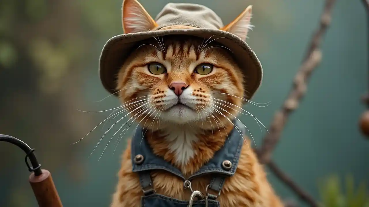 Chân dung mèo già