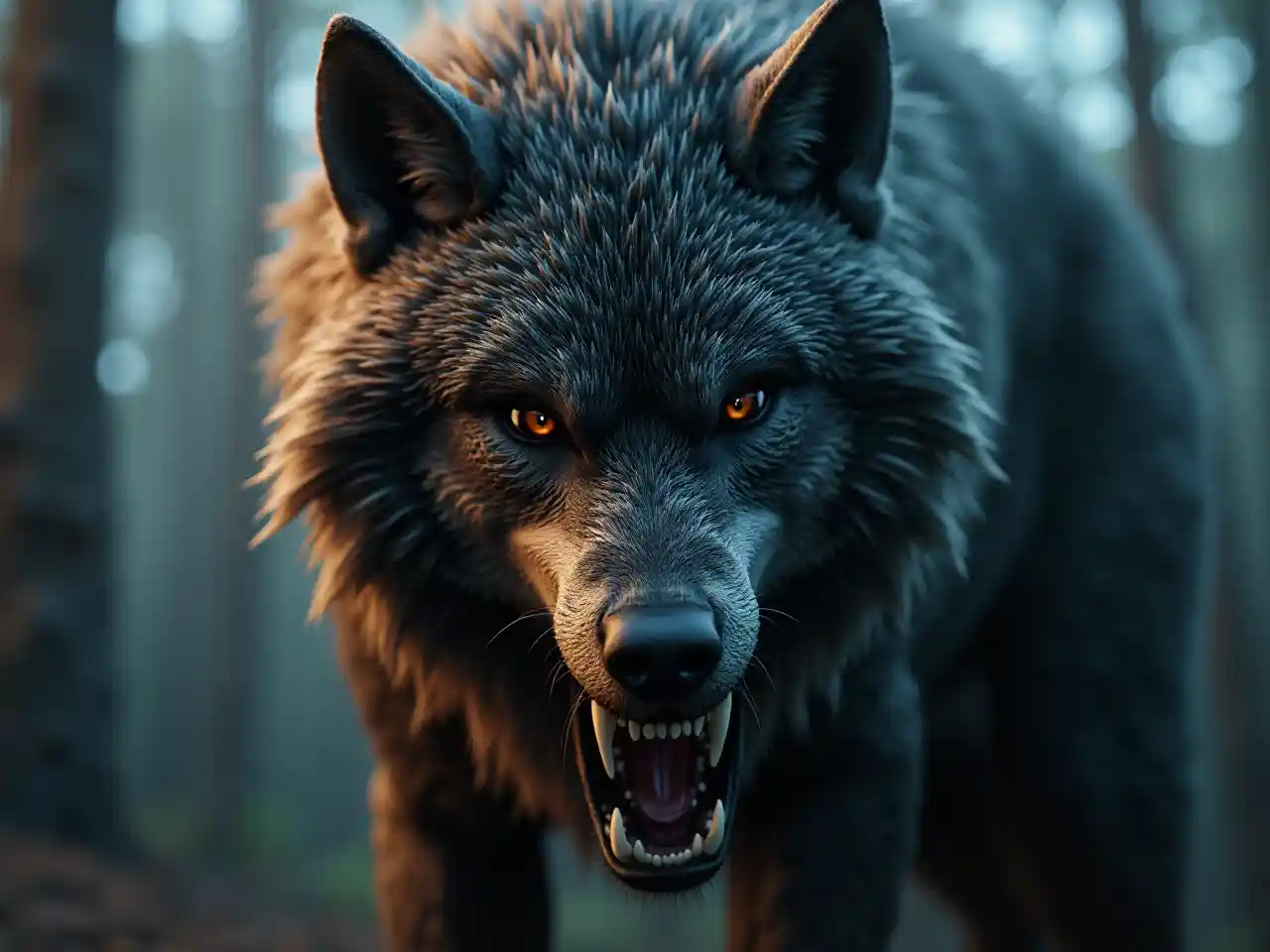 Karya Seni Manusia Serigala