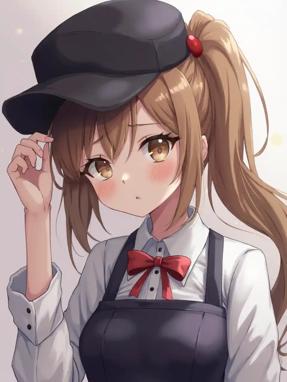 Msichana wa Siri wa Ponytail