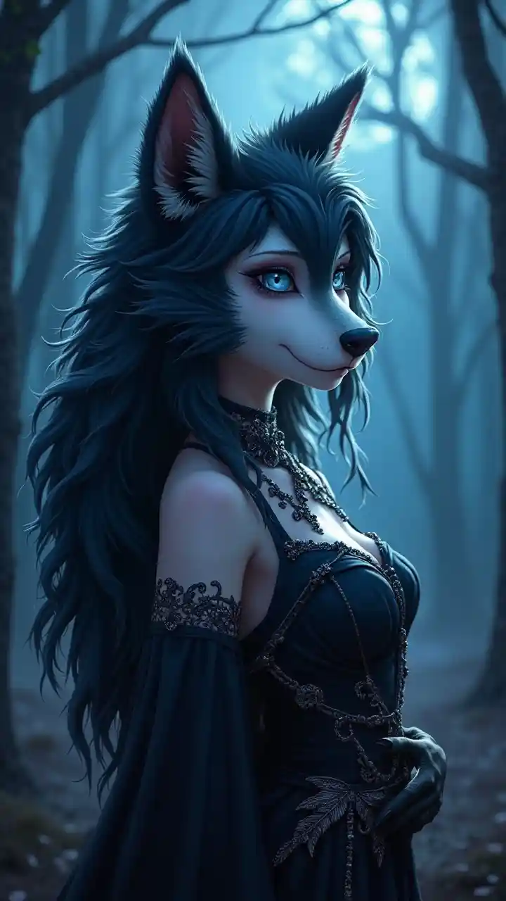 Gothic Wolf Design