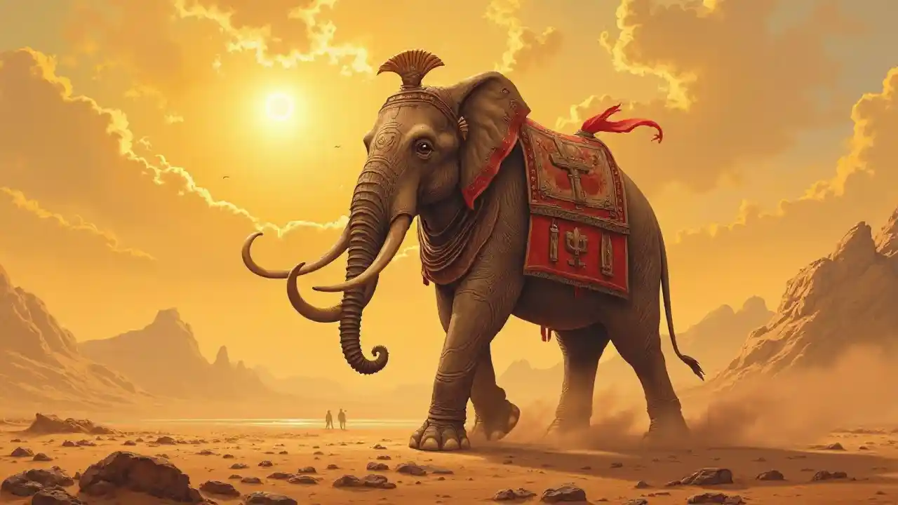 Roman Elephant Artwork