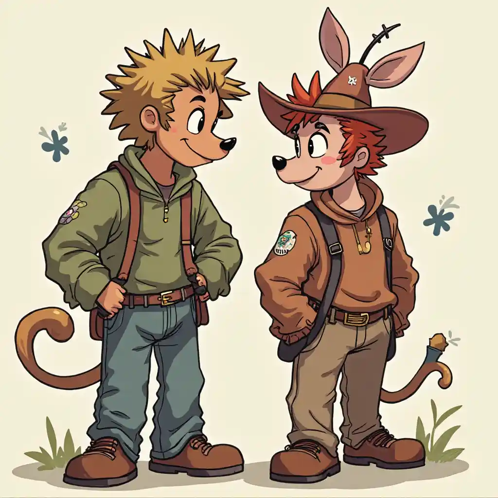 Juego de personajes de Goofy