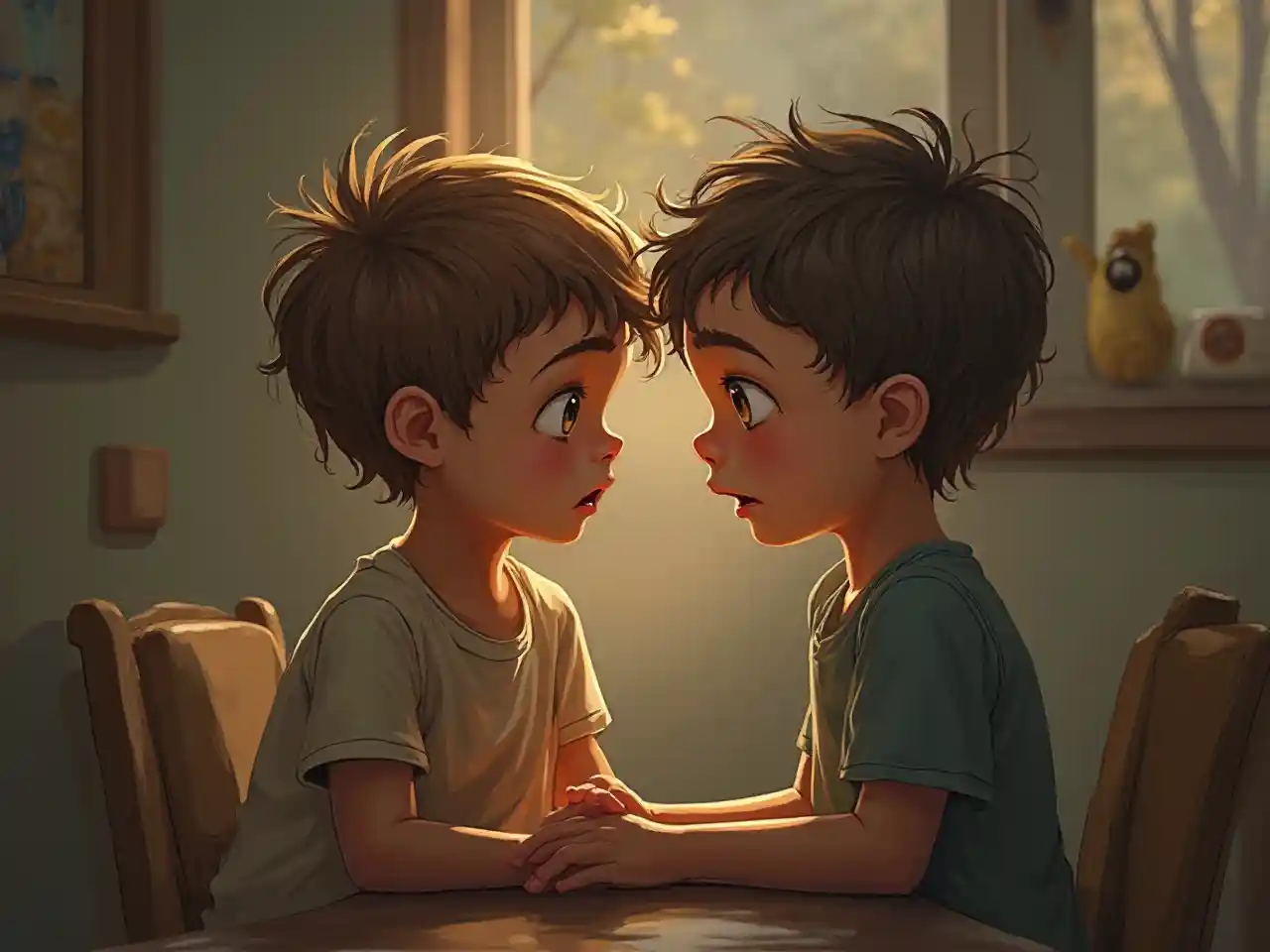 Anak laki-laki yang menangis