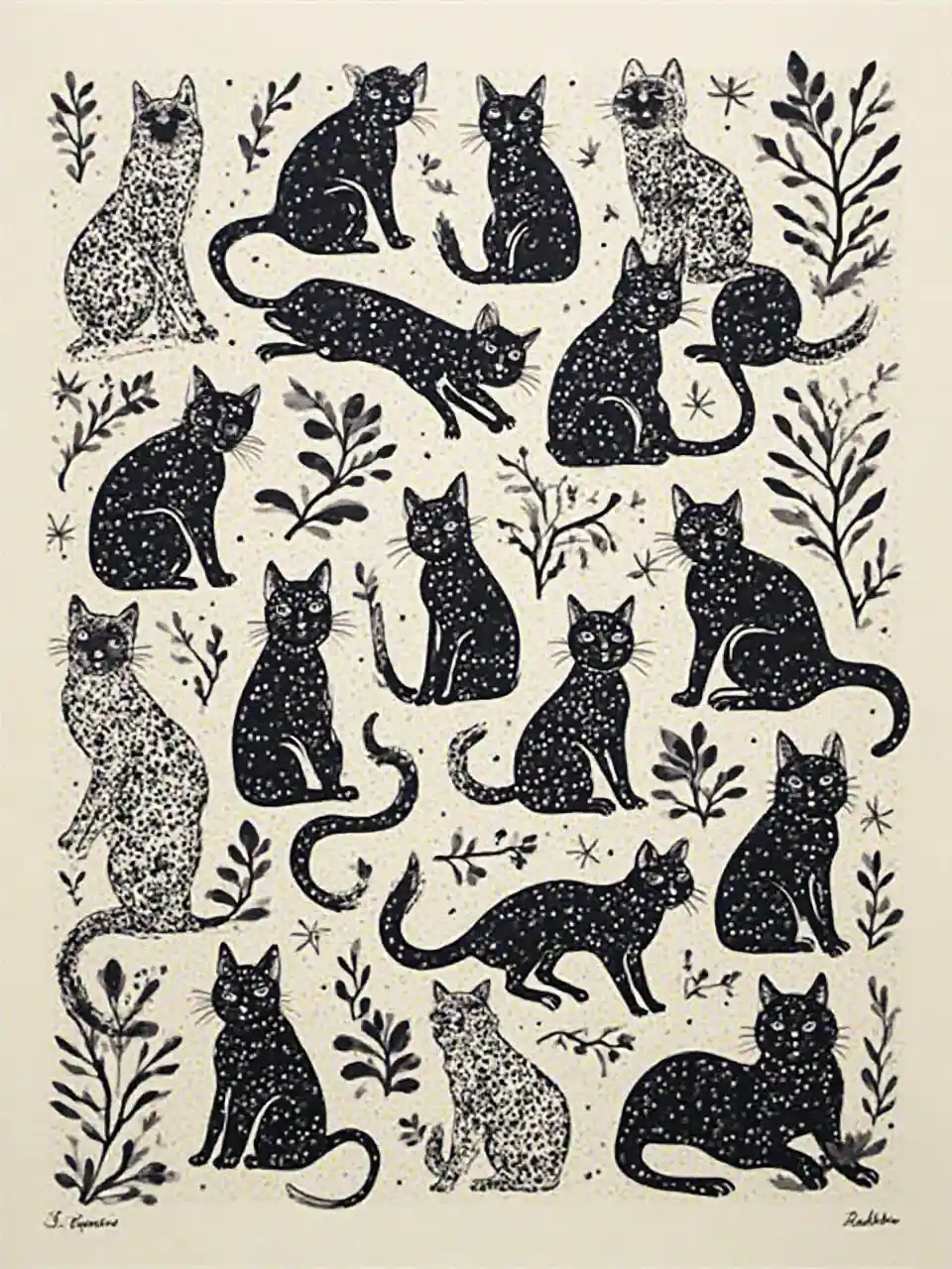 Ubunifu wa Kitambaa cha Paka