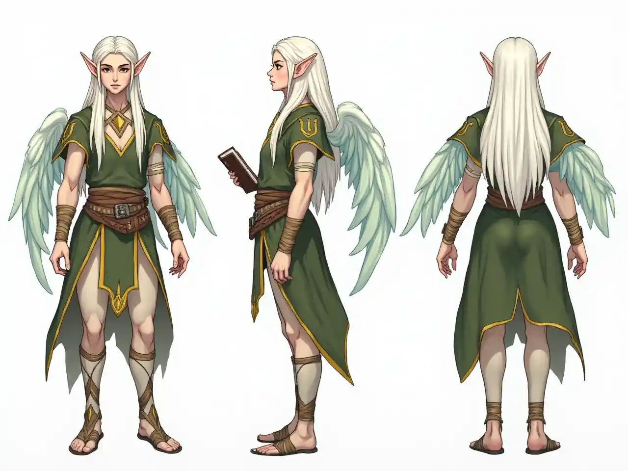 幻想的なキャラクターデザイン